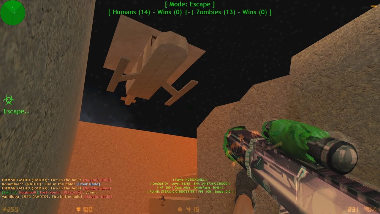 Counter-Strike: Zombie Escape Mod - ze_furiuspark_v4 - Lost Souls