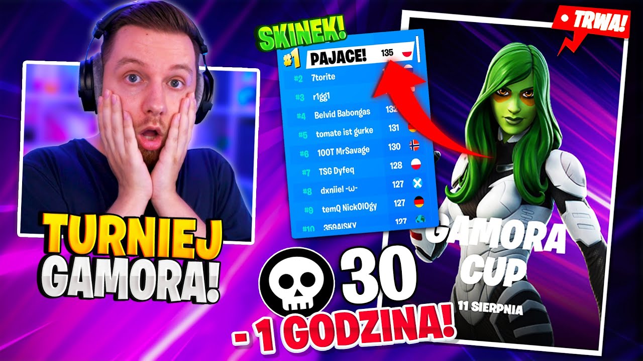 Spóźniłem się na TURNIEJ GAMORA i stało się to ... w Fortnite 🥇 (30 BOMB?!)