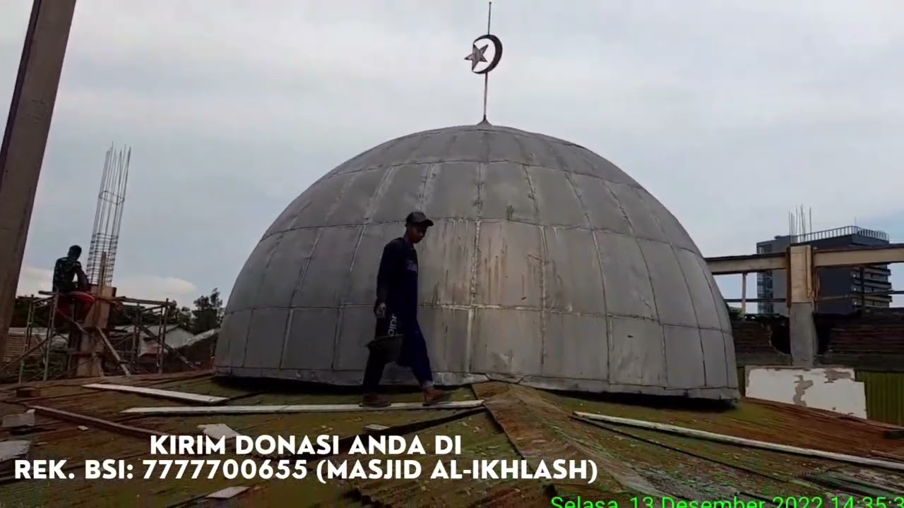 Renovasi Masjid Al-Ikhlash Mojoklanggru lor 65 Mojo Gubeng Surabaya