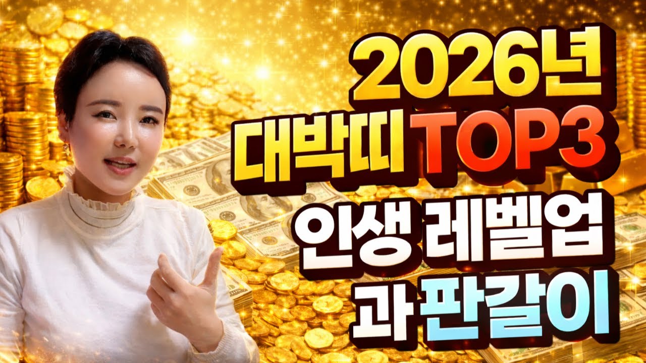 2026년 대박띠 TOP3 l 이 띠들은 판이 달라진다