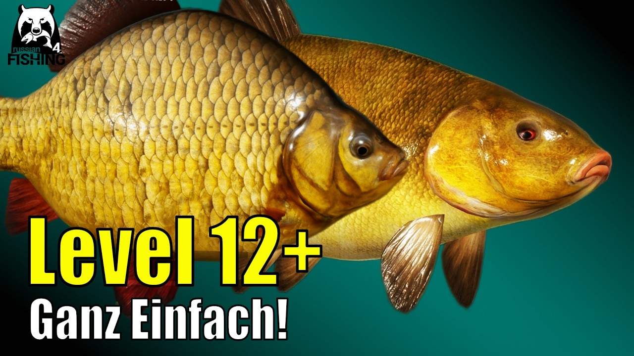 Russian Fishing 4 - Alte Festung - 🎣Level 12+  Ganz einfach! Karausche und Schleie oder Aal #rf4