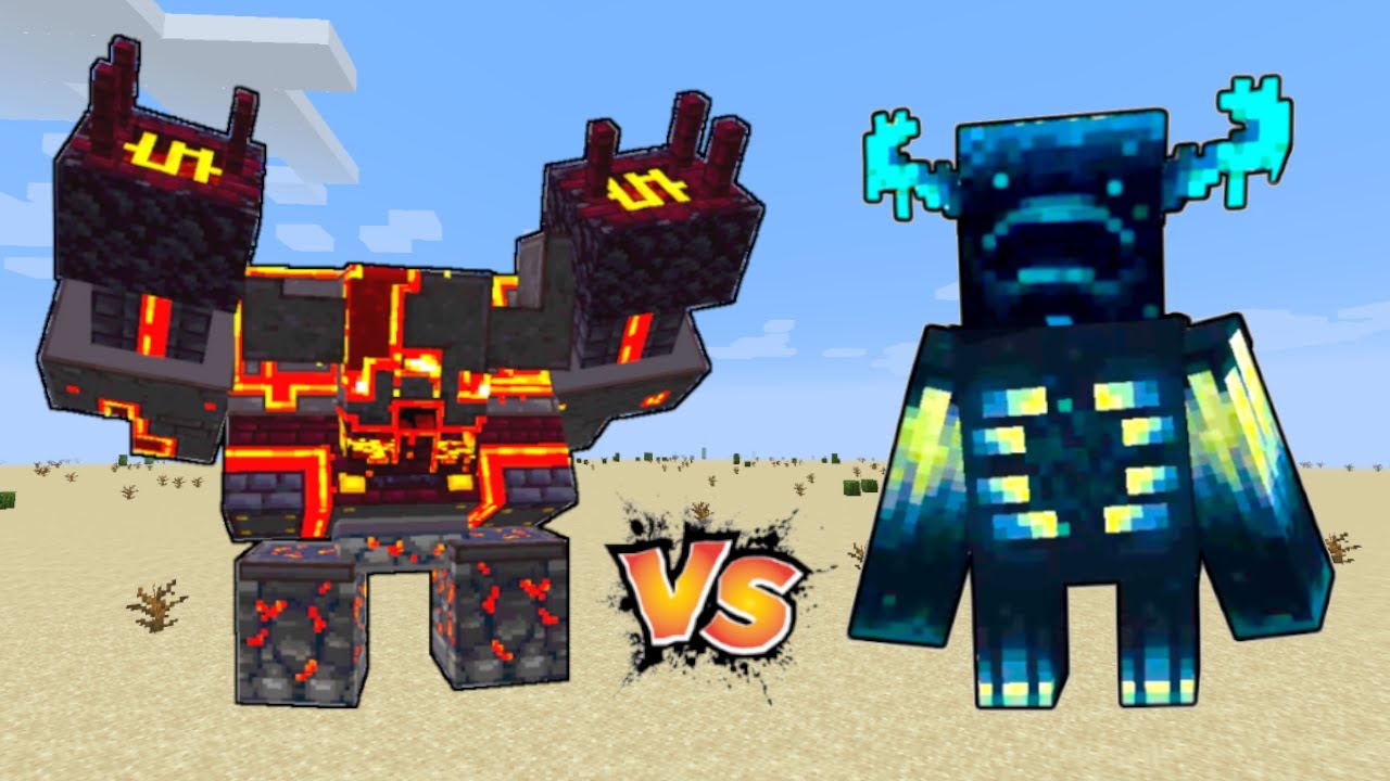 Warden Vs Netherite Monstrosity - Who will win?