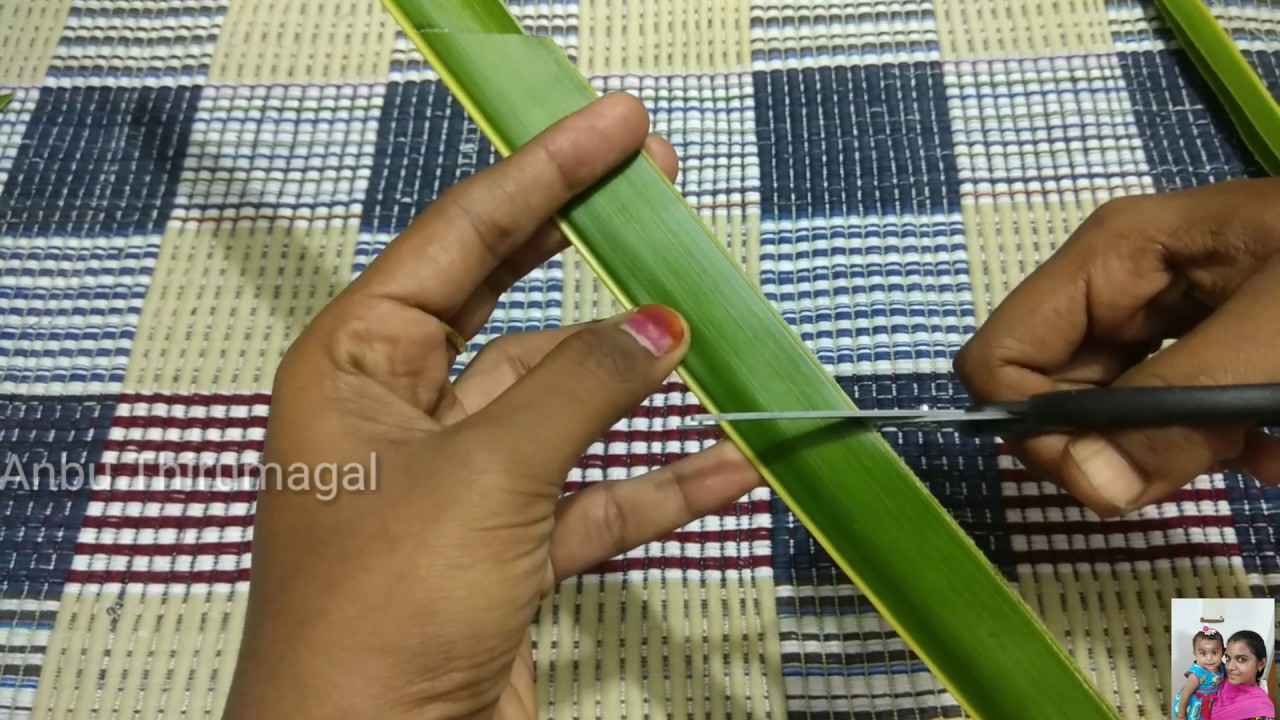 coconut leaf thoranam /home decoration for festival/Anbu Thirumagal