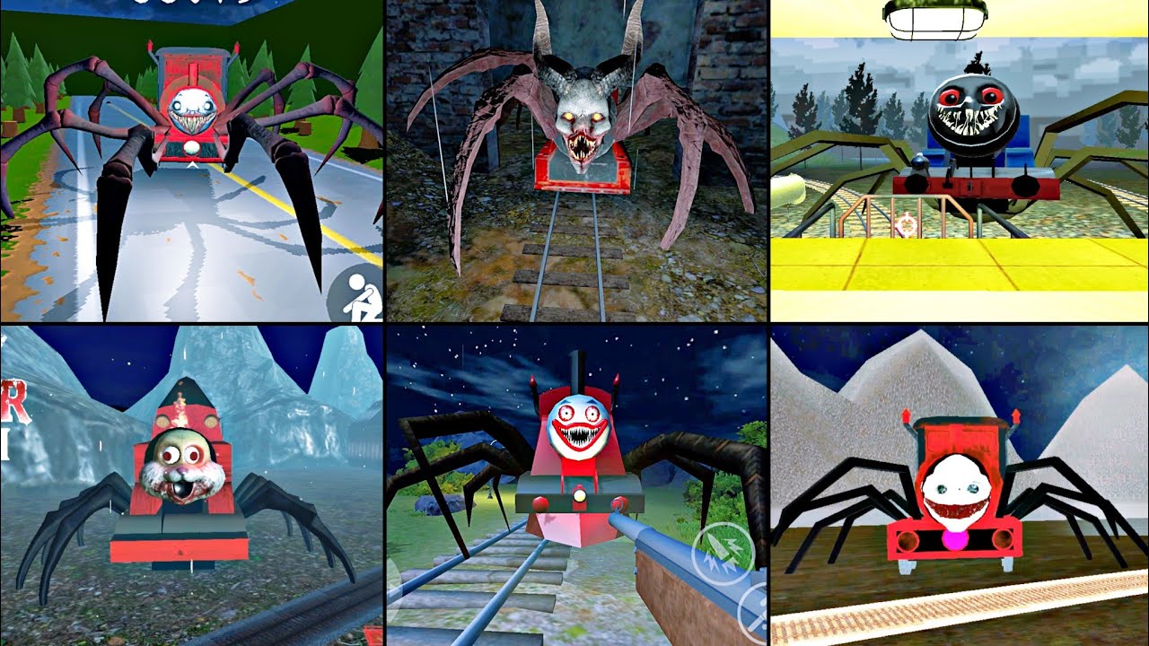 Choo Choo Charles horror Spider train Choo Charlie monster escape 