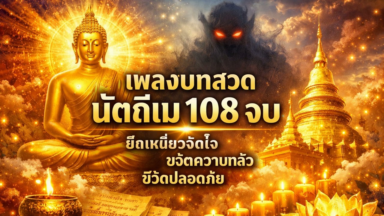 บทสวดนัตถิเม 108 จบ (สัจจะวาจา) ปาฏิหาริย์แห่งศรัทธา พระรัตนตรัยคุ้มครอง ใจสงบสุข #สวดมนต์