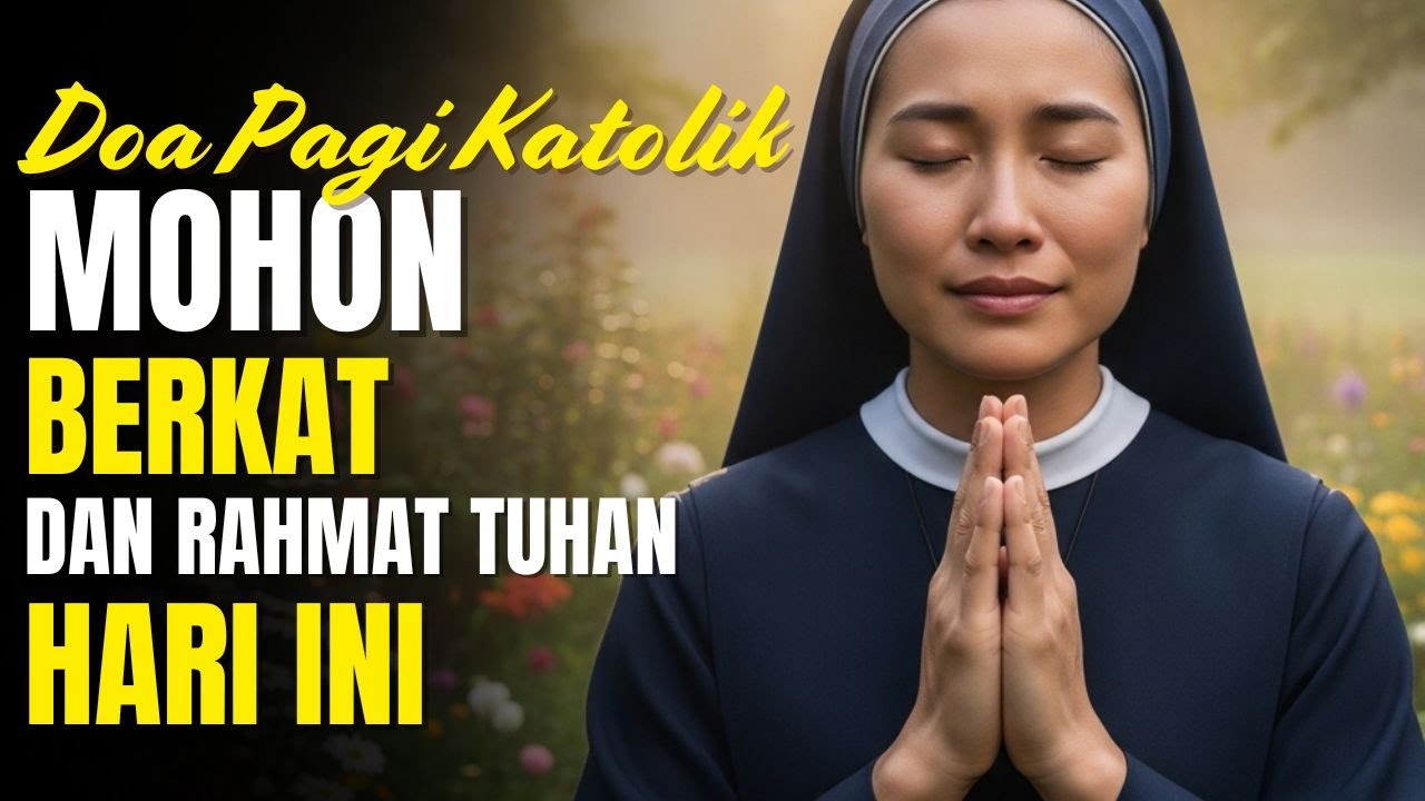 INILAH DOANYA! Doa Katolik Pagi Hari Untuk Memohon Berkat dan Rahmat Tuhan Hari Ini