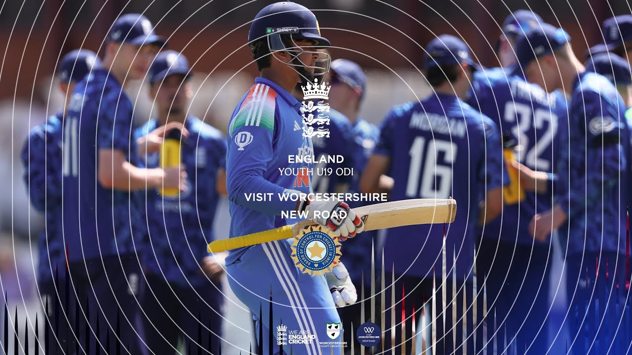 LIVESTREAM | England U19s vs India U19s | Youth ODI | Visit Worcestershire New Road