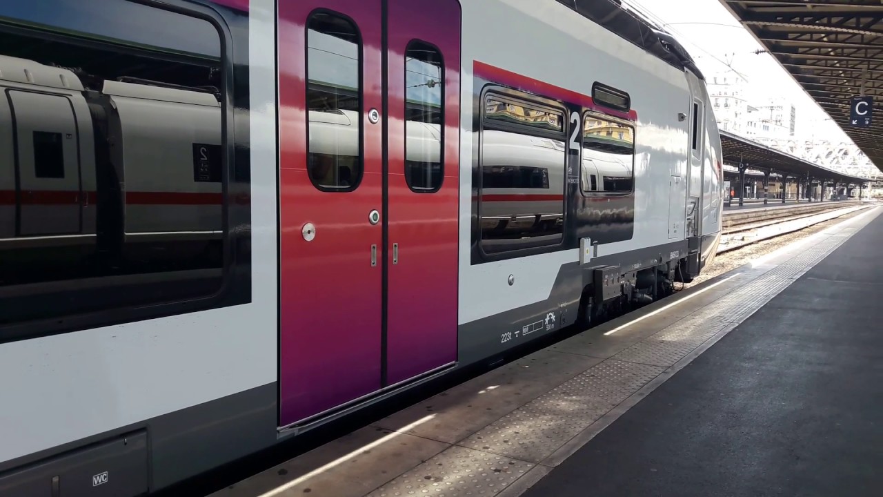 Paris Est - Visite et d&eacute;part d'un Coradia Liner + ICE et TGV