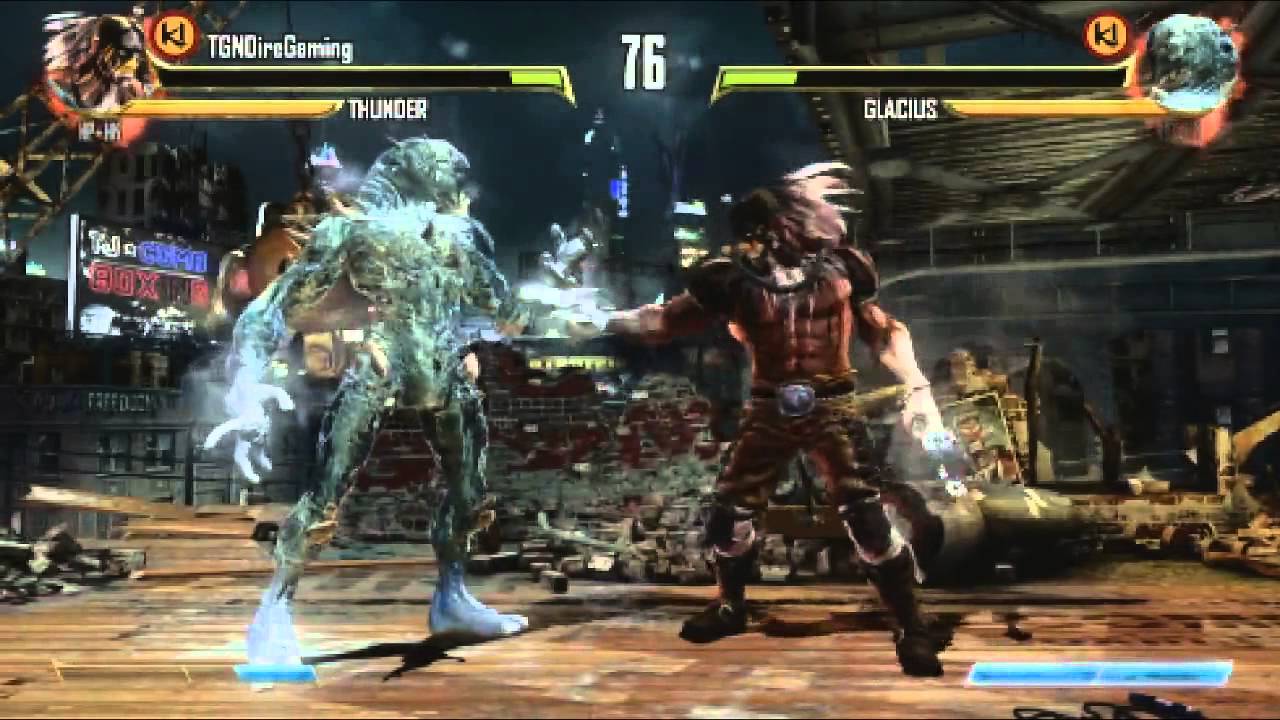 Thunder VS Glacius In A Killer Instinct (Xbox One) Match / Battle / Fight With Commentary