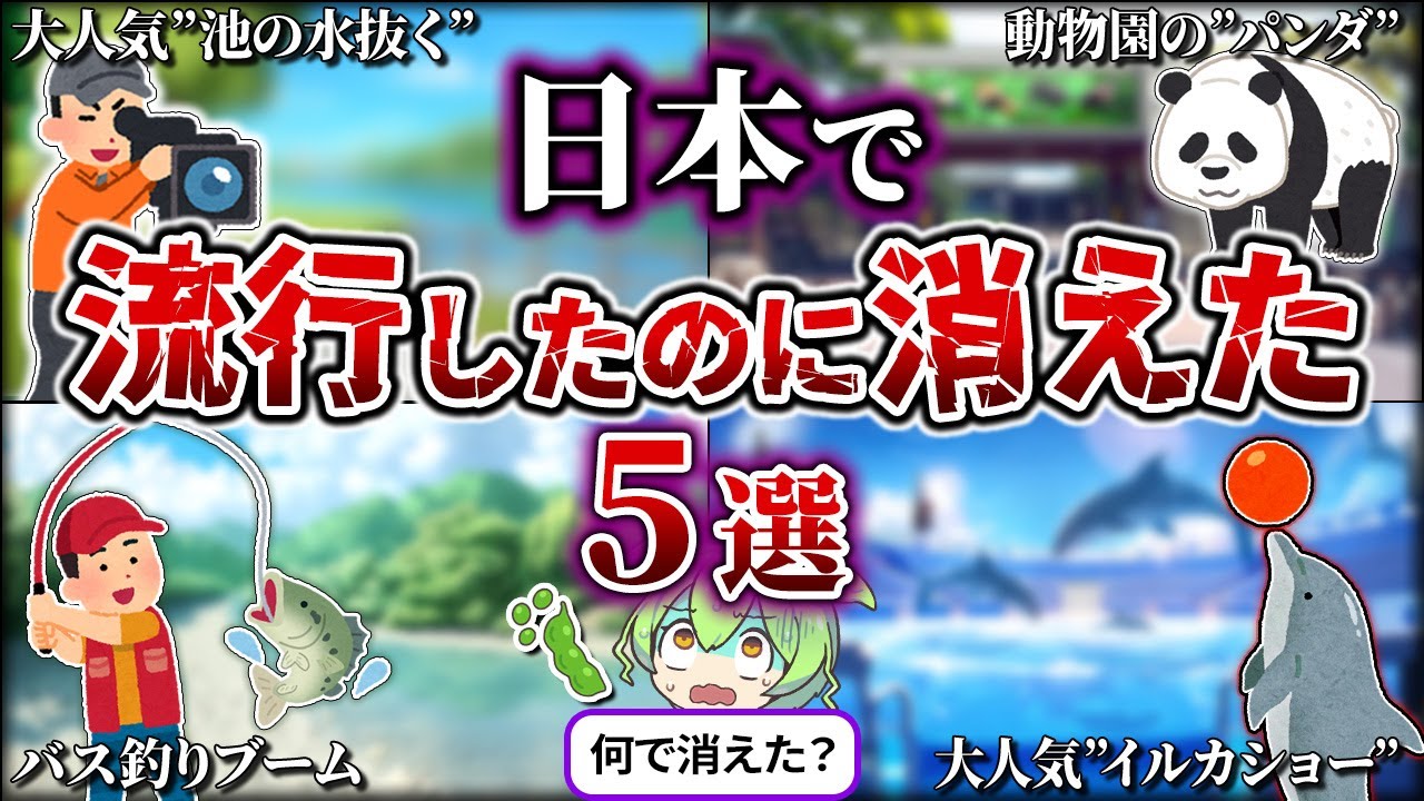 【総集編】大人気だったのに消えた○○5選