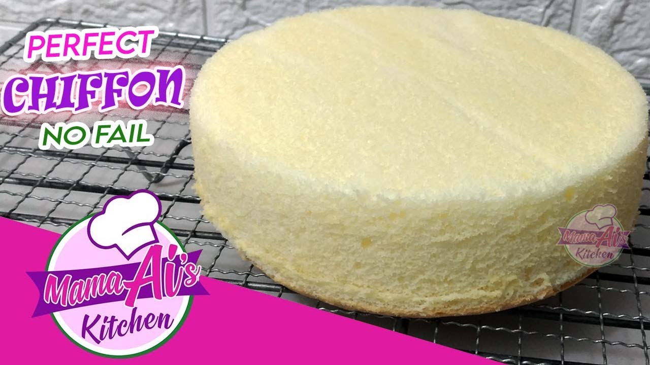 PERFECT! Fluffy Chiffon Cake / Easy Chiffon Cake