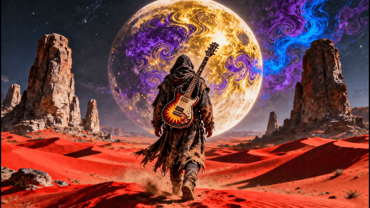 Lonely Desert Roads | Psychedelic Desert Blues Rock Ambient