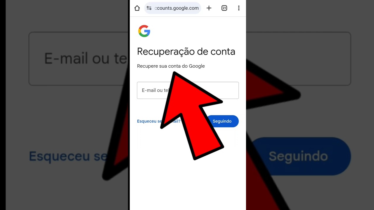 🌟 como recuperar conta do google SEM EMAIL, SEM SENHA E SEM N&Uacute;MERO
