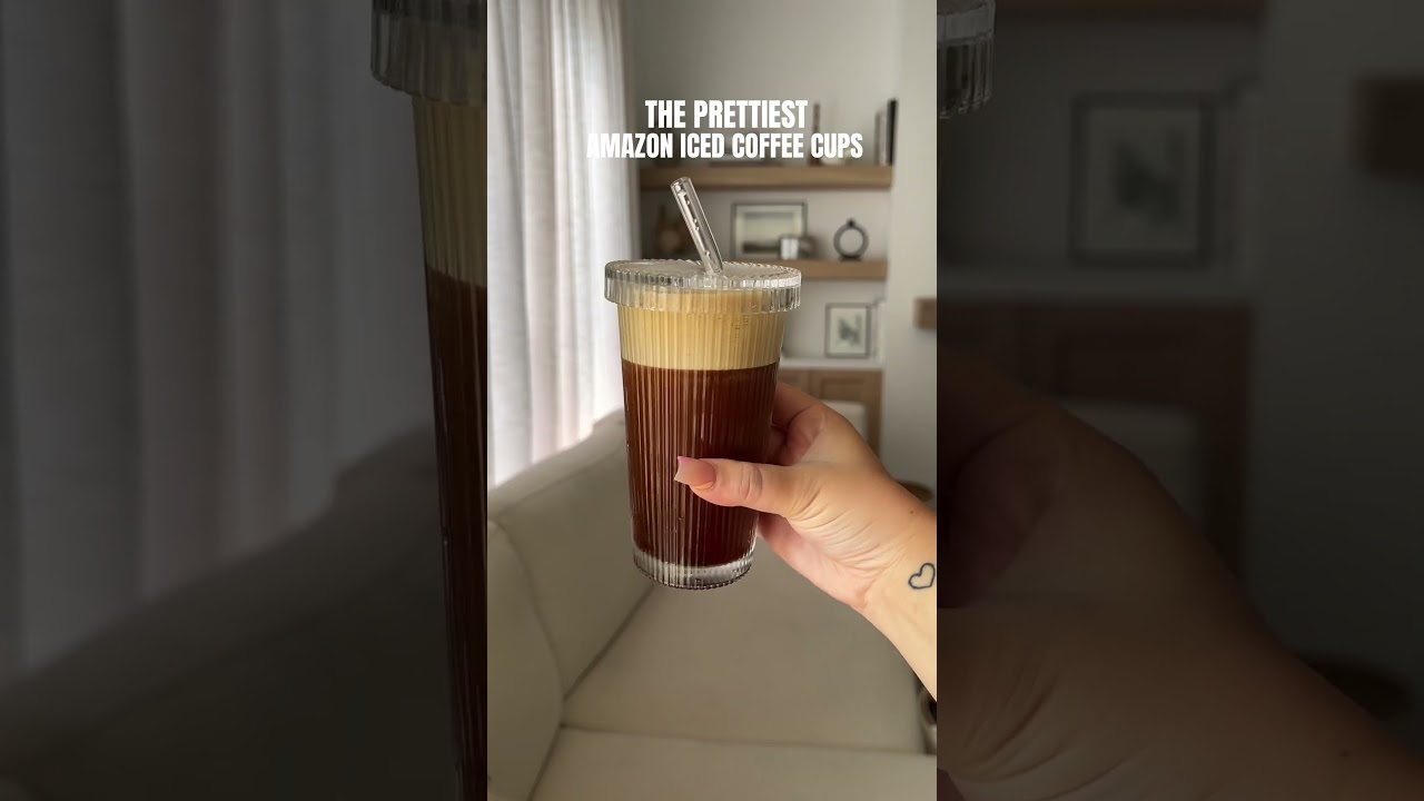 Amazon Iced coffee cups! #icedcoffee #amazonhome #amazonfinds