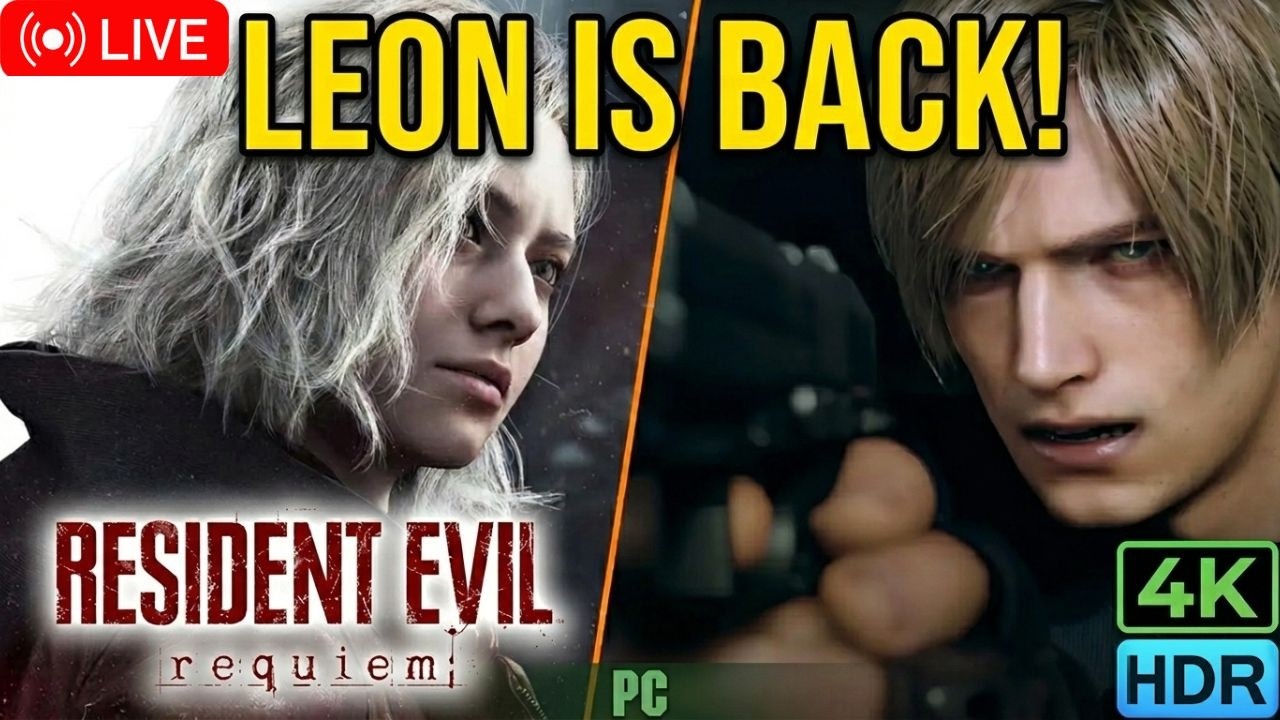 Leon Kennedy Returns! 🔫 Resident Evil Requiem Launch Day Stream [PC MaxSettings | 4K HDR | RTX ON ]