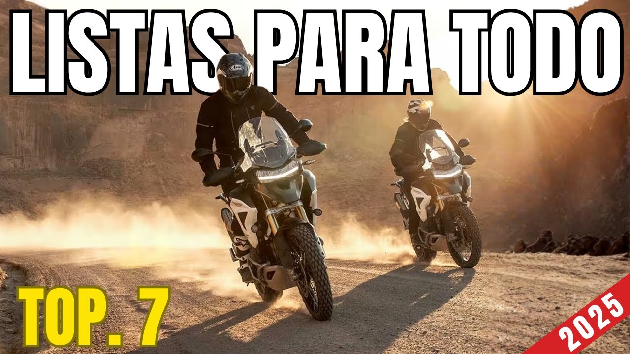 Top 7 motos TRAIL CONFIABLES para TODO TERRENO EN 2025