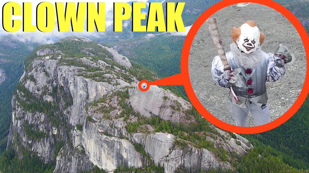 Когда увидите это на вершине пика Клоуна... не приближайтесь к нему! Спускайтесь с горы и БЕГИТЕ ...