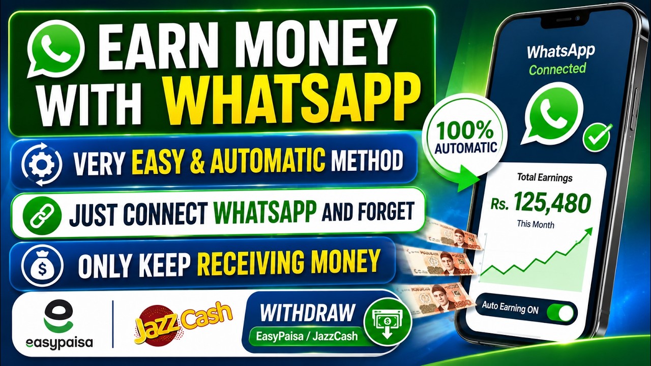 How to Earn Money with WhatsApp | Easy WhatsApp Earning Method for Beginners (2026)