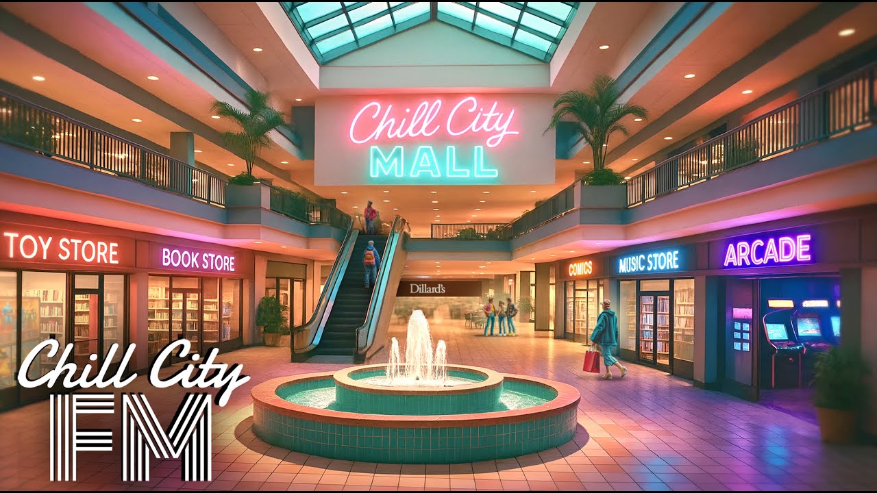 🛍️ 90s MALL VIBES | Nostalgic 90s Mall Ambiance | Relaxing Easy Listening, R&B & Smooth Jazz Music