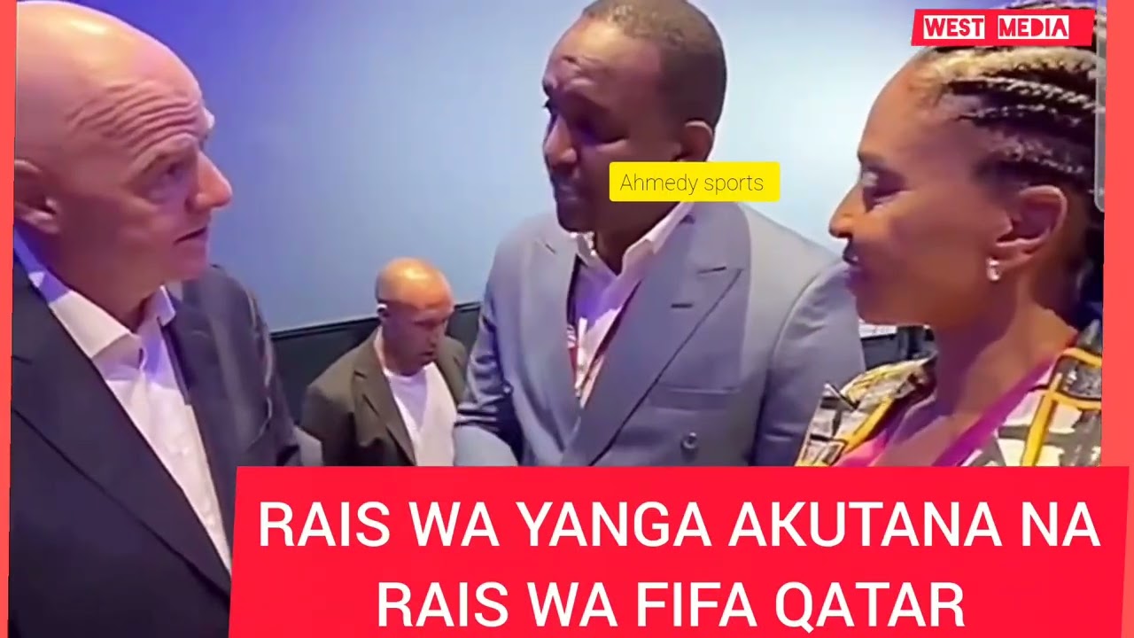 ENG HERSI SAID USO KWA USO  NA RAIS WA FIFA INFANTINO QATAR 