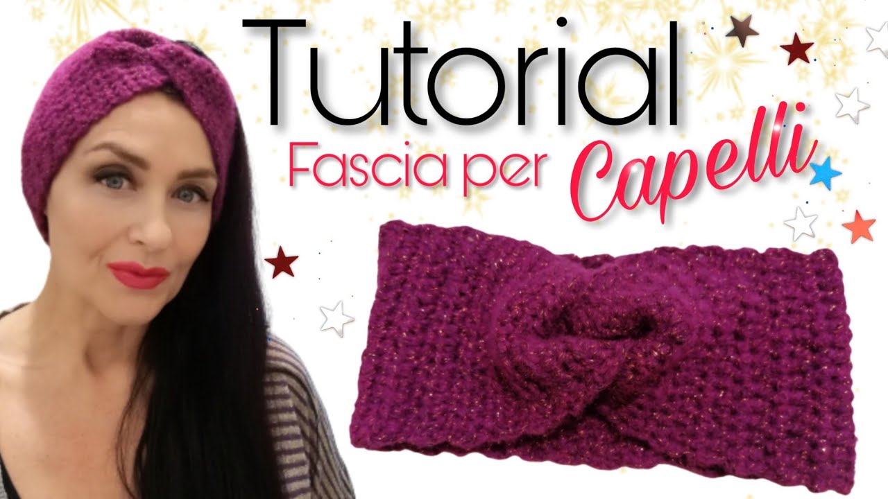 Tutorial fascia per capelli - uncinetto - crochet