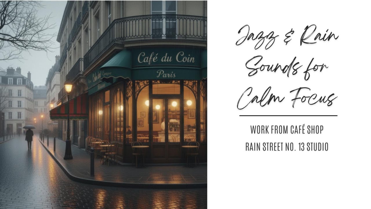 Need a Mental Reset? 💭 Step into This Rainy Jazz Café