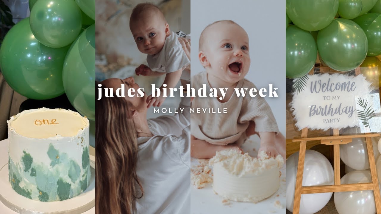 JUDES 1ST BIRTHDAY | weekly vlog