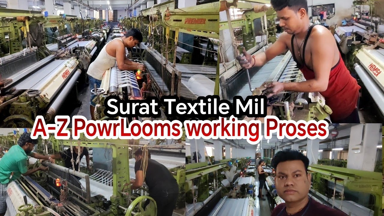 A-Z Power Looms Working Proses || Full Details Powar Loom @RohitTechWorld