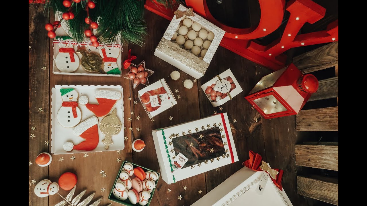 Cesta de Navidad by Georgia Cakes y Adry&acute;s Chic Candy Bar