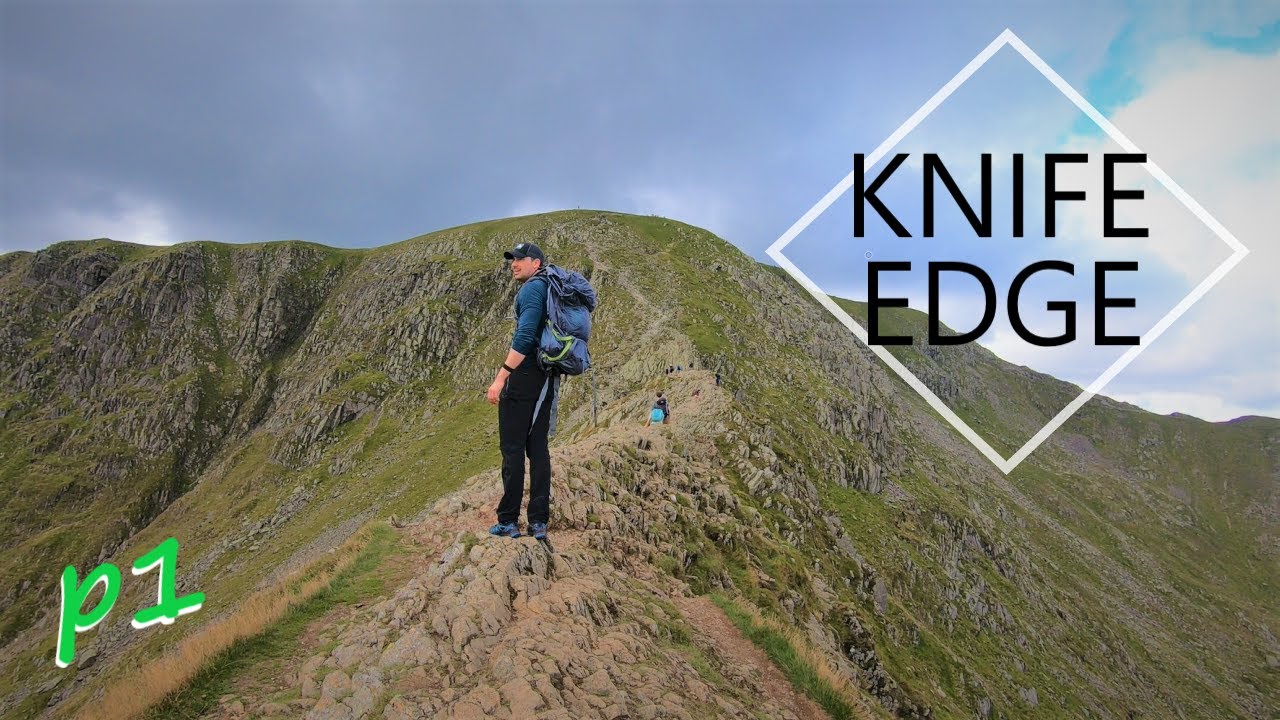 PART 1 - KNIFE EDGE SCRAMBLE - Striding Edge Summit to Hellvelyn I SOLO WILD CAMPING At Angle Tarn