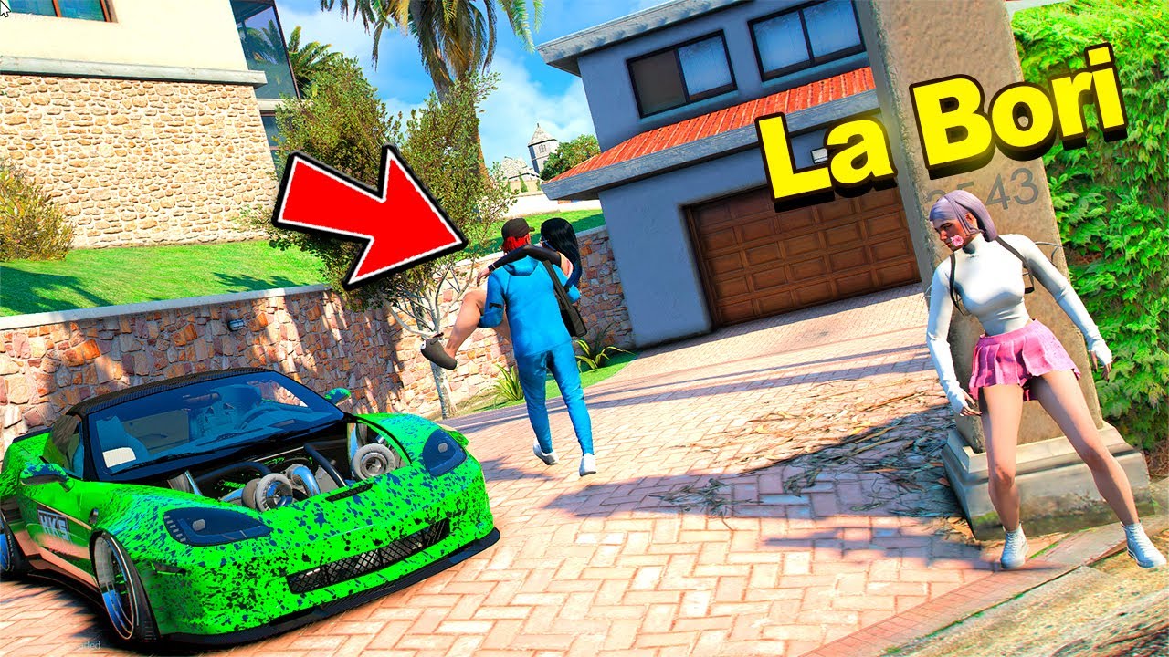 Mi Novia la Bori me Encuentra con Una Chica En mi Casa Gta 5 Roleplay