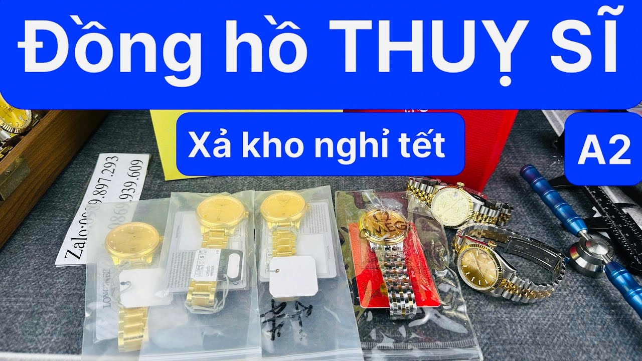 Xả Lần 2 Lô 3 Mẫu Đồng Hồ Thuỵ Sĩ KHUYẾN MẠI CUỐI NĂM