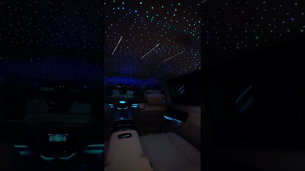 Mercedes-Benz V-Class starry sky roof customization #car #mercedes #cars