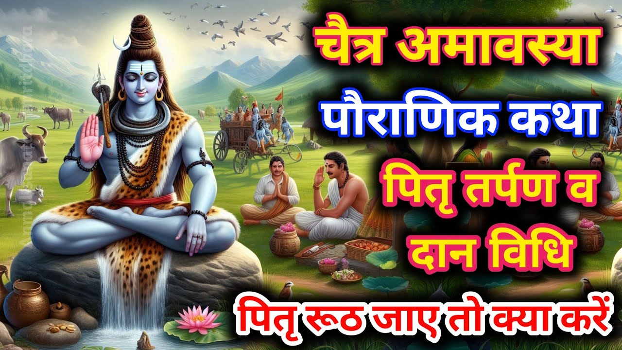 चैत्र अमावस्या की पौराणिक कथा | पितरों को प्रसन्न करने का सबसे शक्तिशाली दिन | चैत्र अमावस्या 2026