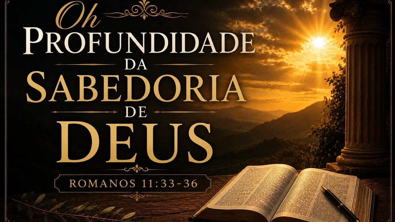 Oh Profundidade da Sabedoria de Deus | Romanos 11:33-36