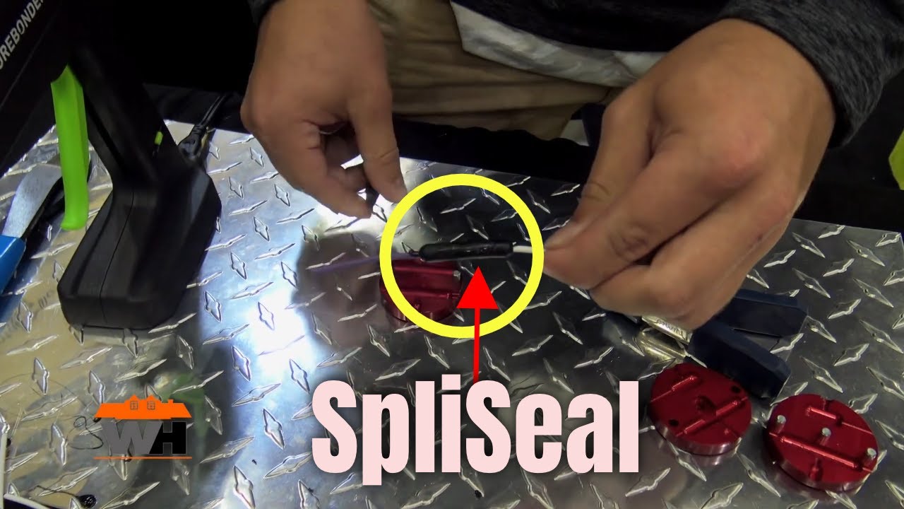 Splice Wires Permanently And Make Waterproof with SpliSeal Waterproof Molded Electrical Connectors