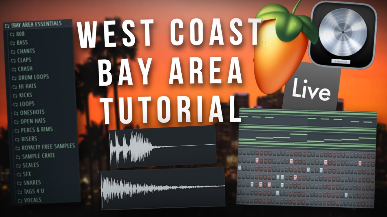 West Coast Bay Area Beat Tutorial in FL STUDIO | How to make Bay Area Melodies & Hard Hitting Drums