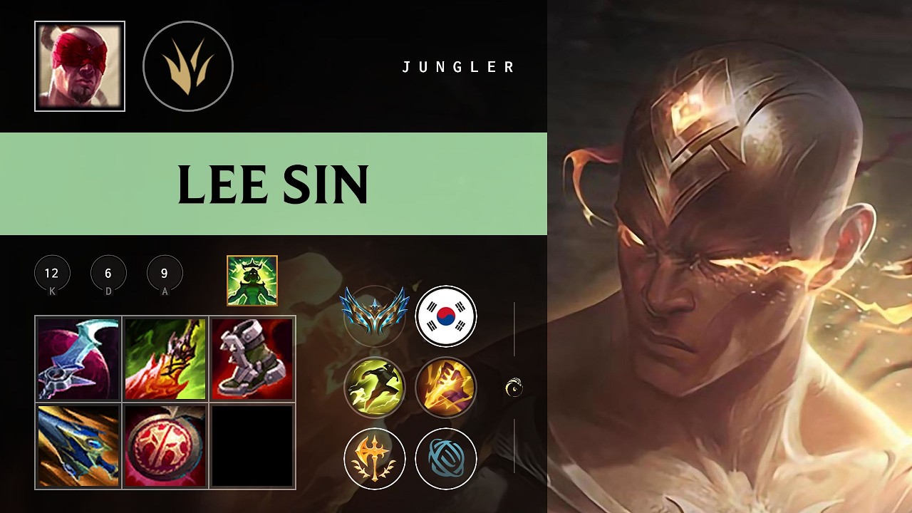 Lee Sin Jungle vs Graves - KR Challenger Patch 26.08