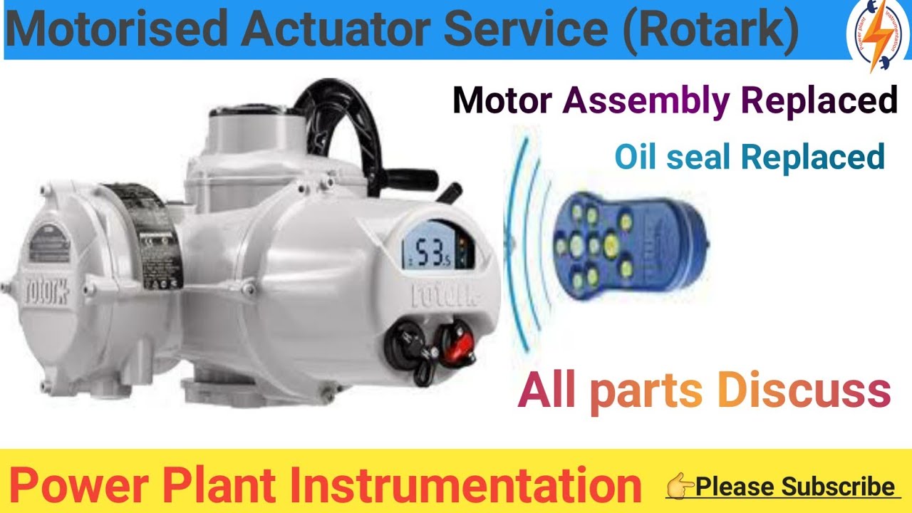 Motorised Valve Actuator Service || Rotark Actuator |  Motor Replaced #rotark#MOV#service