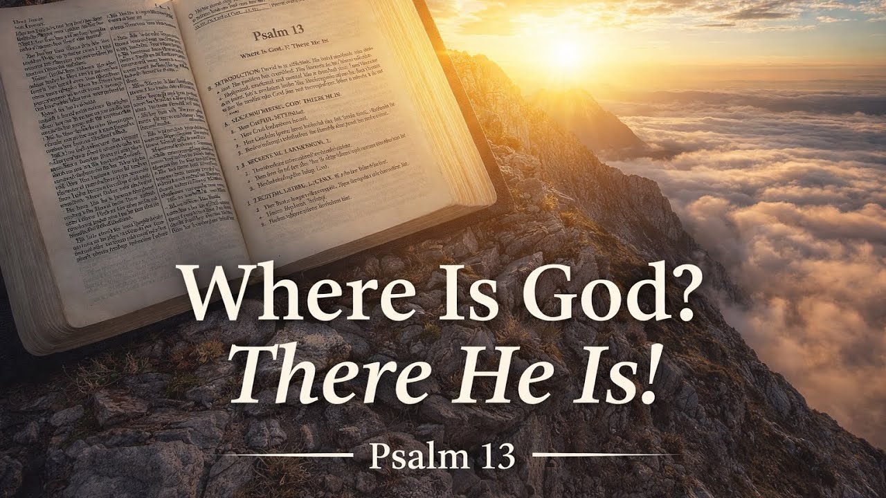 “Where is God? There He is!” Psalm 13