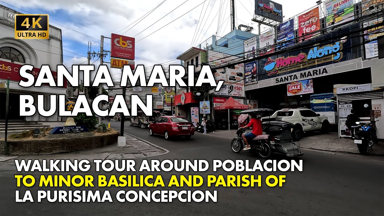 SANTA MARIA, BULACAN Philippines walking tour around Poblacion
