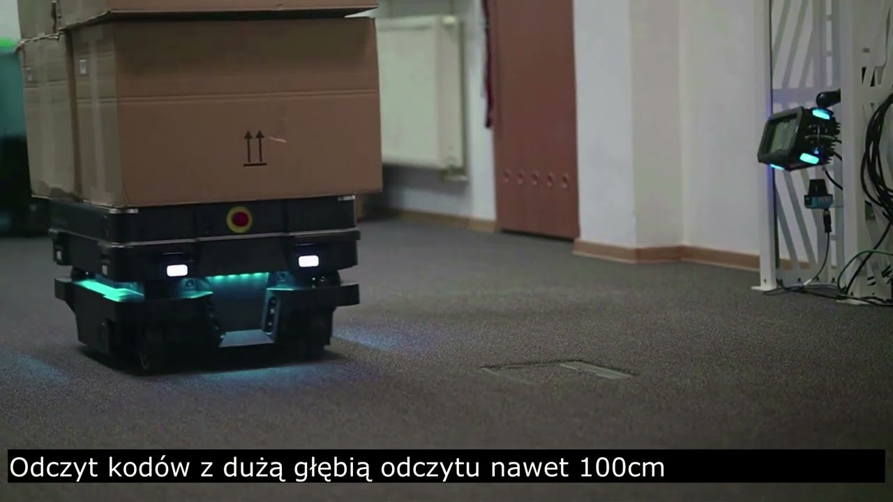 Testy odczytu kodów kreskowych za pomocą skanera KEYENCE na bramce ibcsGate