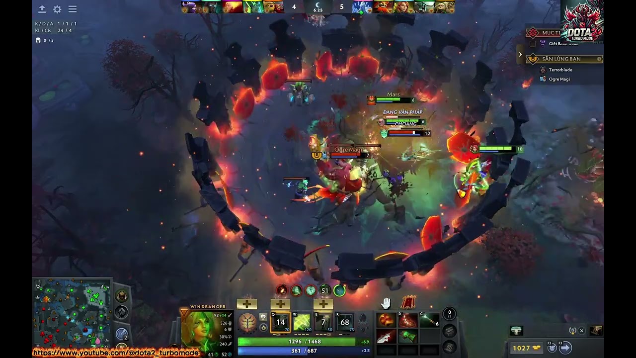 [WR - 59] Windranger [Mid] vs Recrophos #windranger #dota2 #dota2turbo