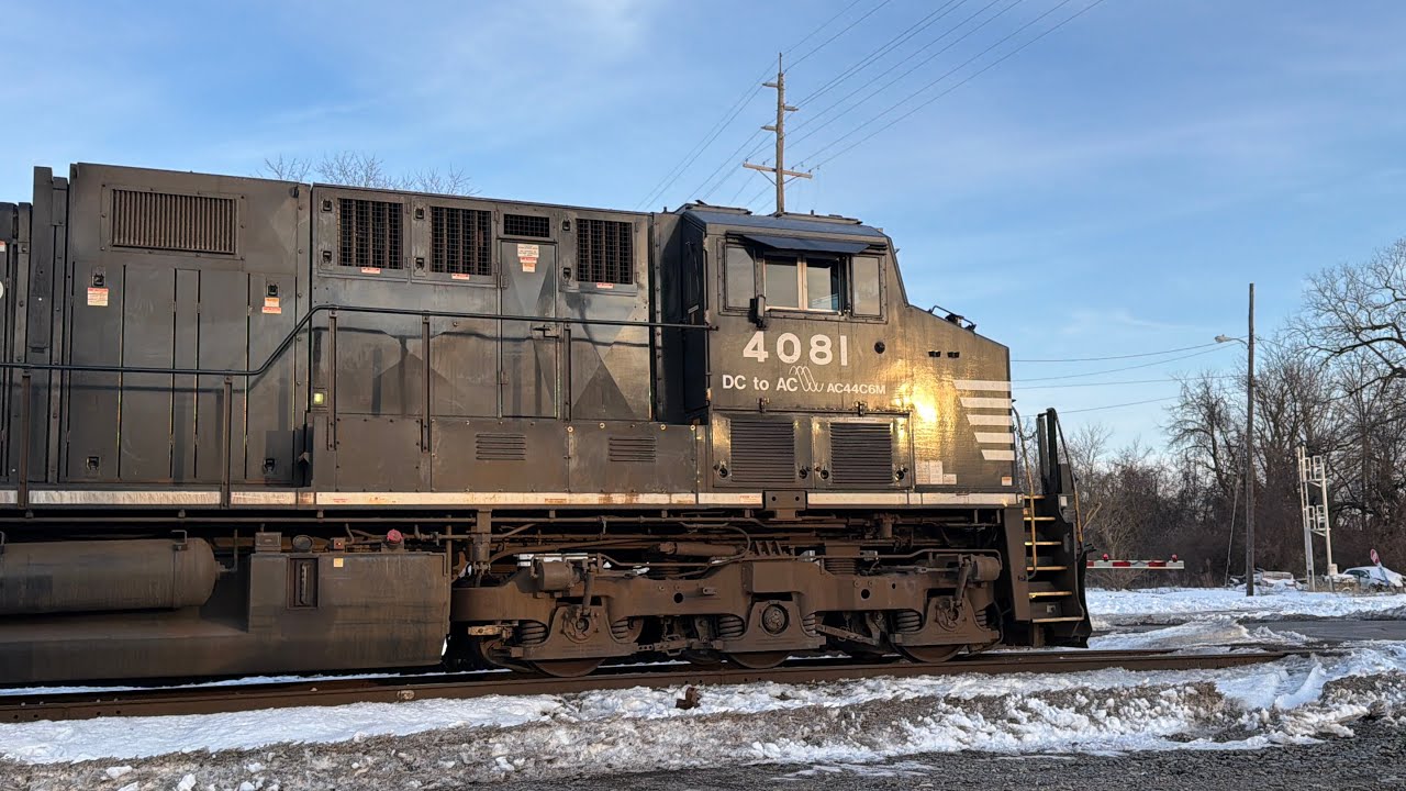 02/04/26 NS+CP Intermodal Train at Valley Crossing in Columbus, OH