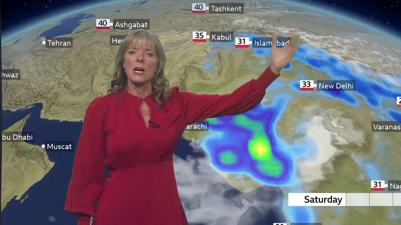 BBC Weather today in SOUTH AND CENTRAL ASIA - July 31st, 2026