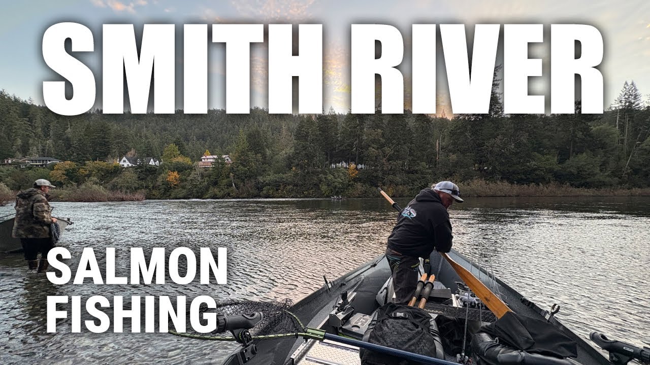 Late fall run KING SALMON FISHING on SMITH RIVER, NORCAL