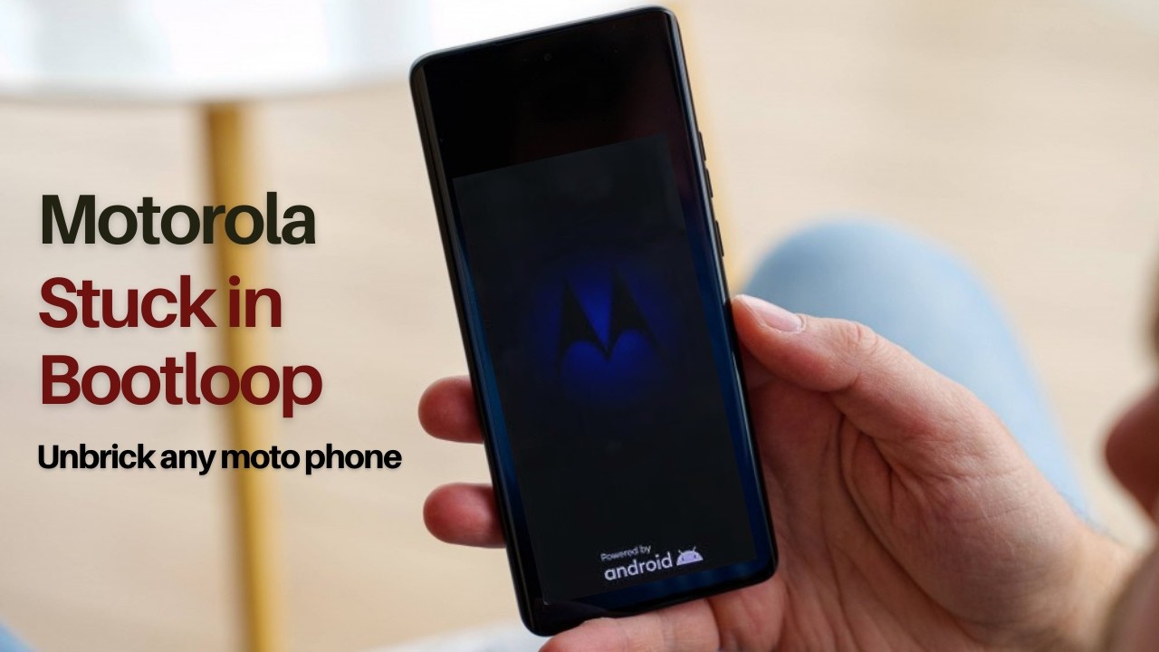 Как прошить любой телефон Motorola | Исправление зацикливания загрузки на Moto