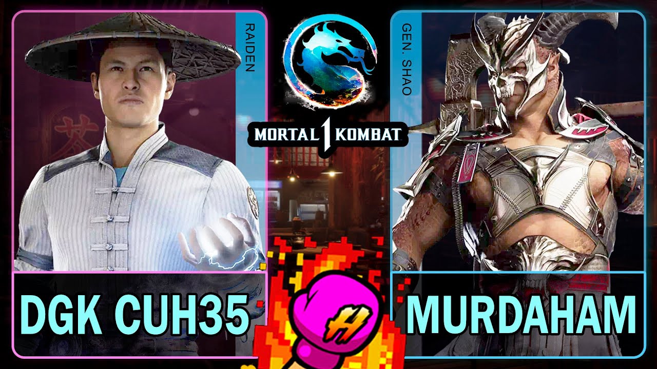 MK1 Dgk Cuh35 (RAIDEN) VS Murdaham (GENERAL SHAO)🥊Mortal Kombat 1🥊4K 60ᶠᵖˢ