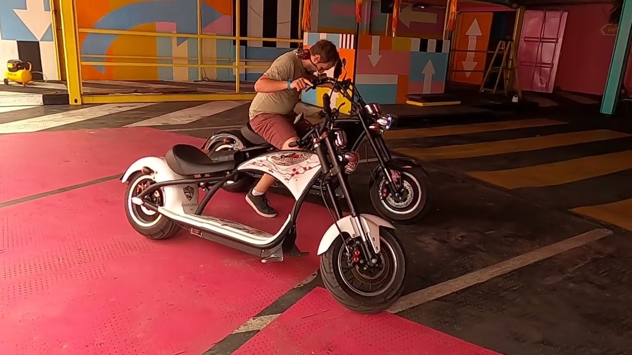 Test ride footage - Electric motorcycles at Stirling Eco bikes. Electro Ride!