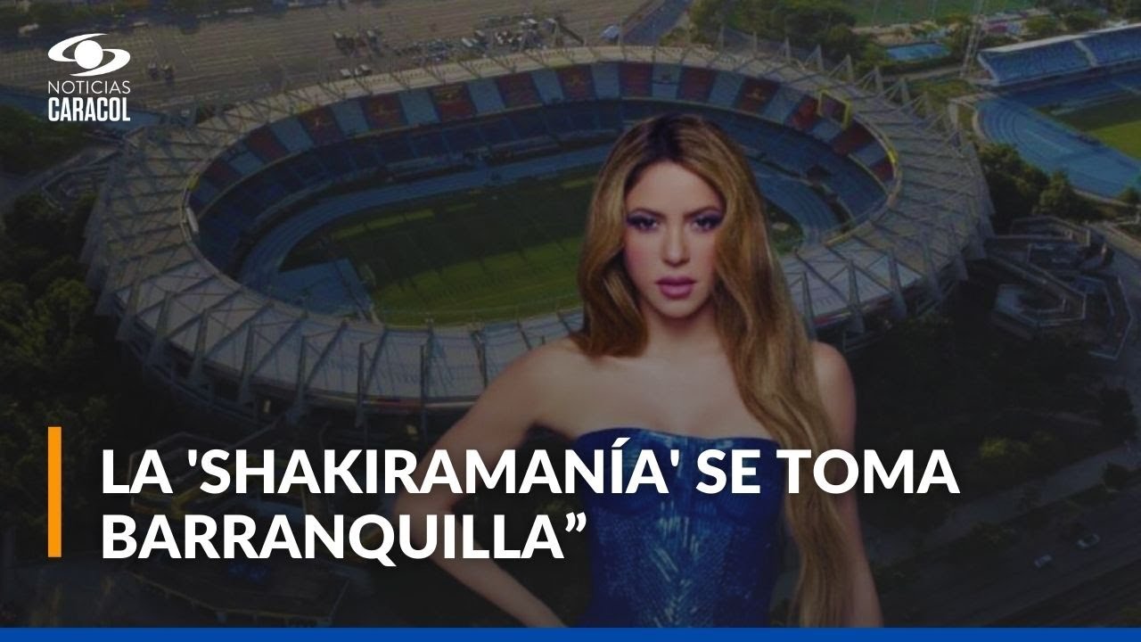 Primer concierto de Shakira en Barranquilla: decenas de personas madrugaron a hacer fila
